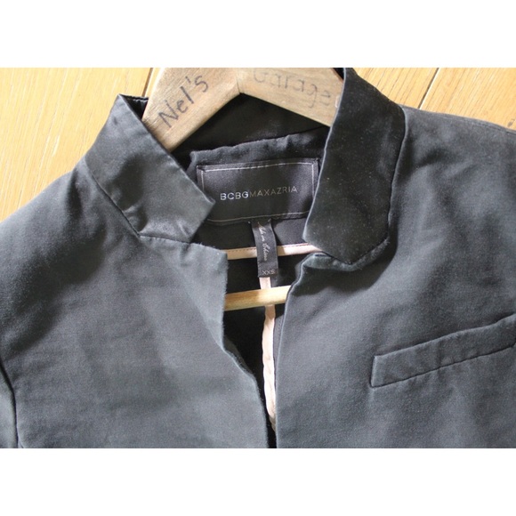 BCBGMAXAZRIA Women's Arelia Silk Blend A Line Jacket Preowned XXS - Picture 4 of 13